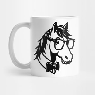 Nerdy Smart Horse Mug